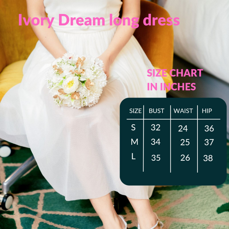 Girl Paradise Ivory Dream long dress