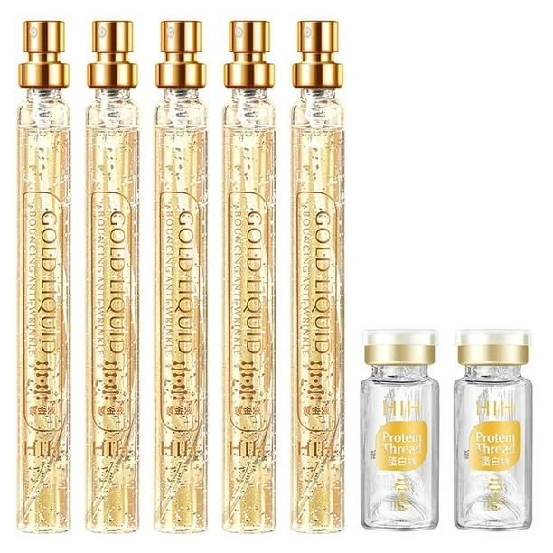 (Buy 1 get 1 scrub shooting star)Baby zaw gyi "Bouncing  golden protein  set box Mini Hifu" HIH9737