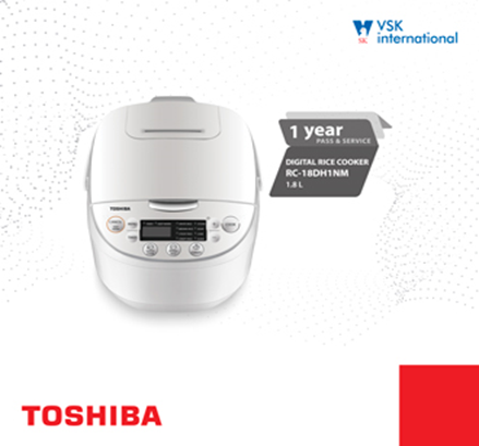 Toshiba Digital Rice Cooker 1.8L RC-18DH1NM
