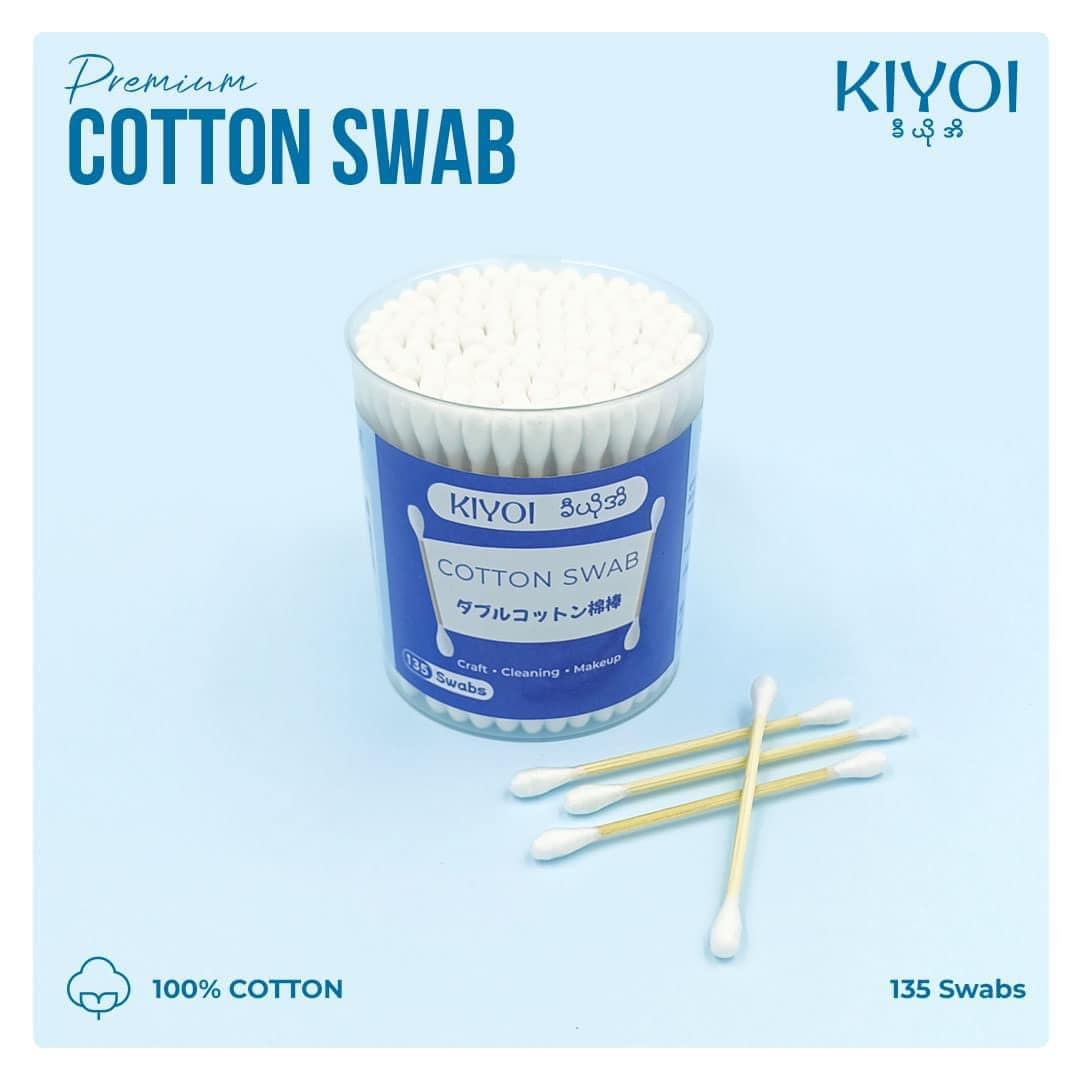 (Get Any Item Above 15000 Get FREE ½ Sponge Cotton Pad)Kiyoi Cotton Swab 135