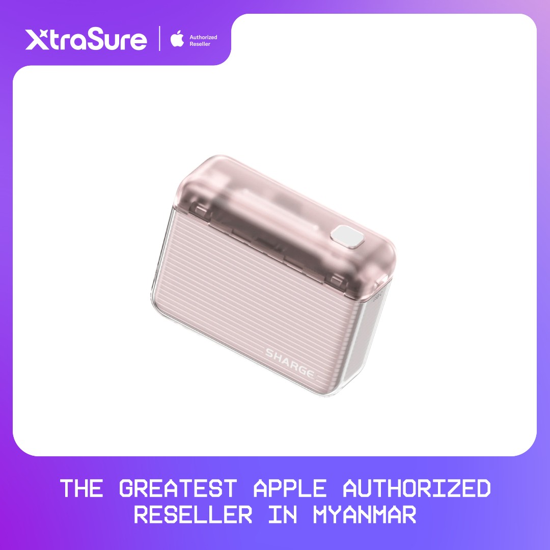 Sharge Flow Portable 10k Power Bank (SP020) Pink