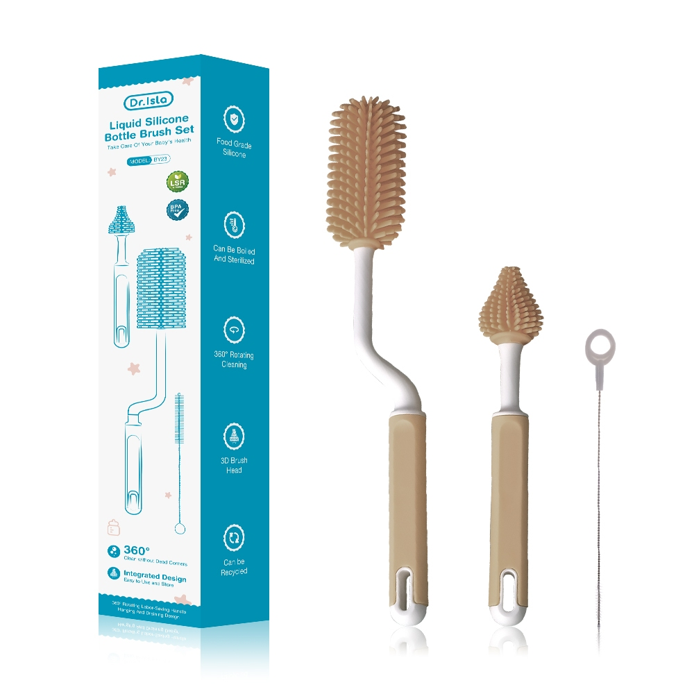 Co Co Ethan Dr.Isla Liquid Silicone Bottle Brush Set