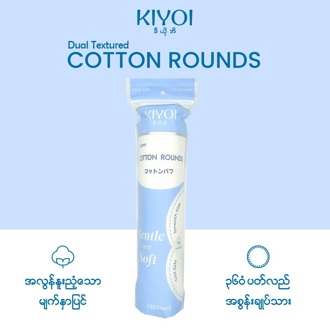 (Get Any Item Above 15000 Get FREE ½ Sponge Cotton Pad)Kiyoi Cotton Round 120-02