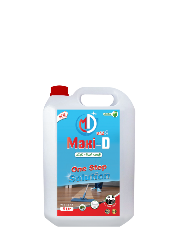 Maxi D One Step Solution (Green Apple) - 5ltr