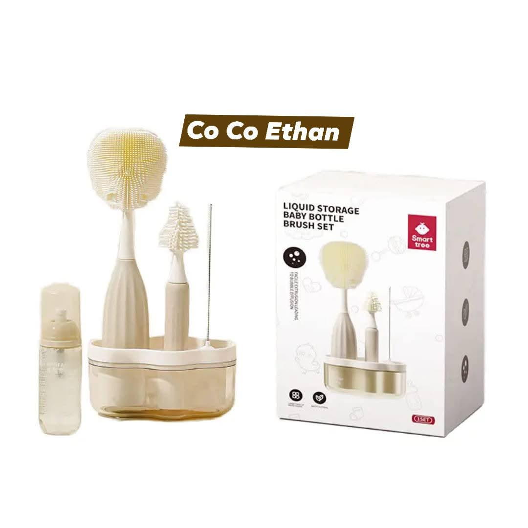 Co Co Ethan Liquid Storage Baby Bottle Brush Set