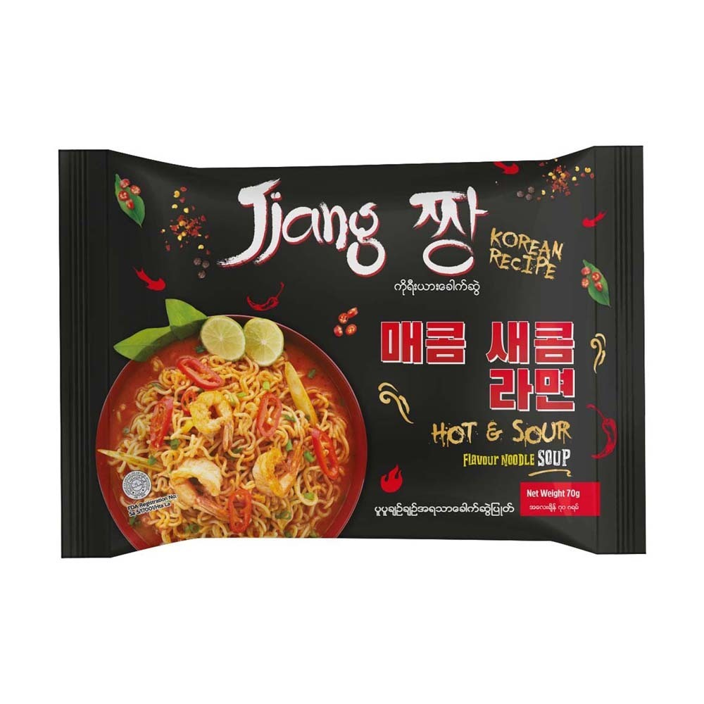 Jjang Hot & Sour Instant Noodle Soup - 70g