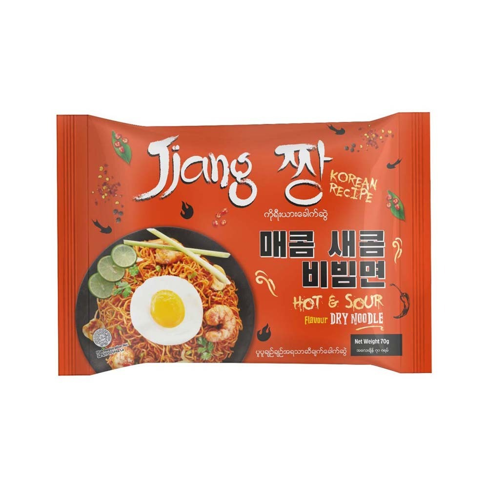 Jjang Hot & Sour Instant Dry Noodle - 70g