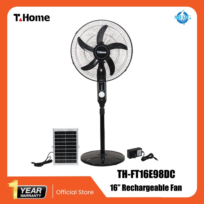 T-Home 18" Rechargeable Fan (TH-FS18E38DC)