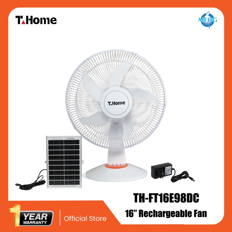 T-Home 16" Rechargeable Fan (TH-FT16E98DC)