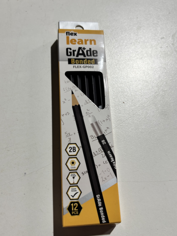 Flex Learn Grade Bonded Pencils - 12pcs