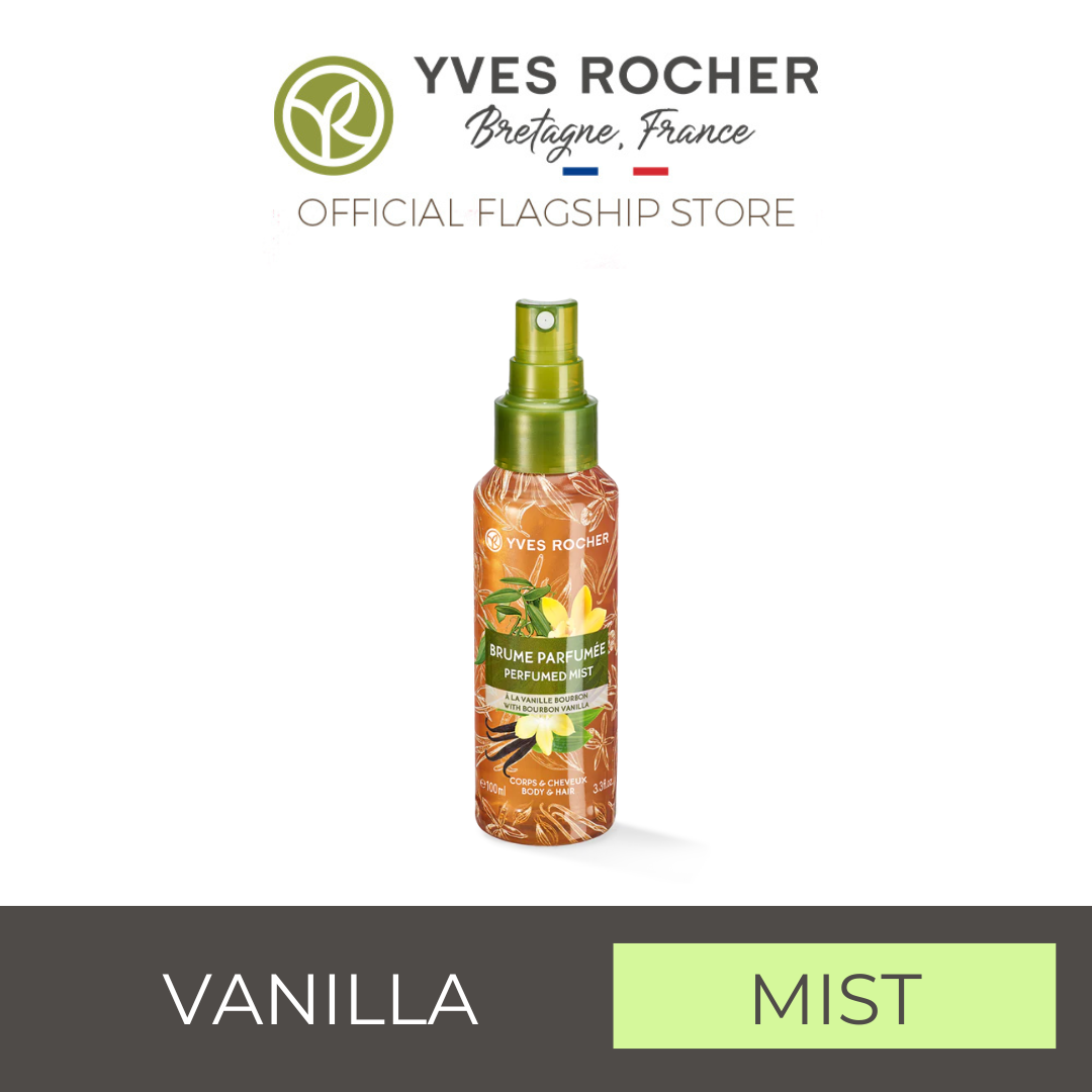 Yves Rocher Sensuality Body & Hair Mist Vanilla Bourbon Bottle 100ml