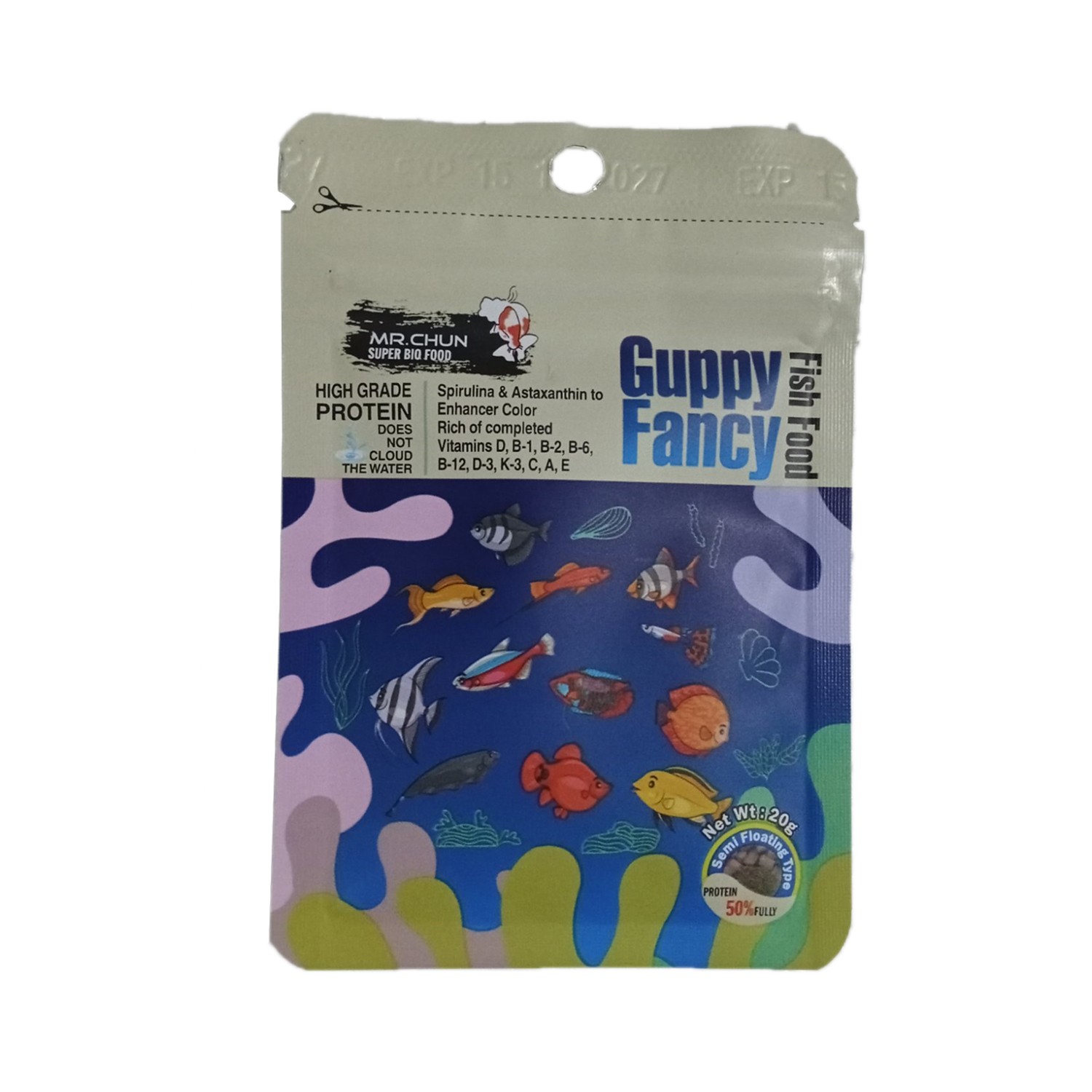 HKP Guppy Fancy Fish Food (20g)
