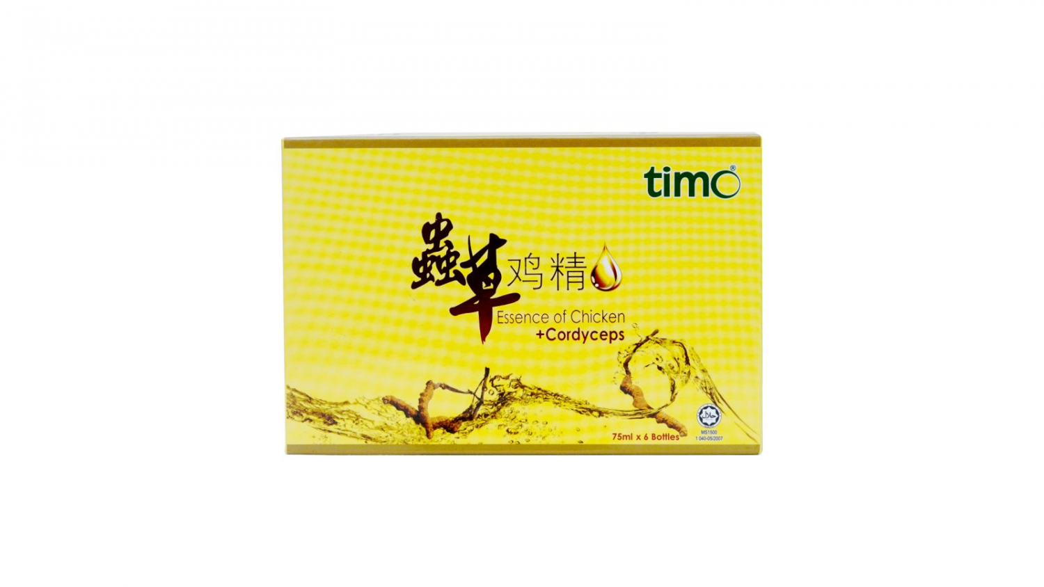 Timo Essence Of Chicken + Cordyceps 75ml (6 Bottles)