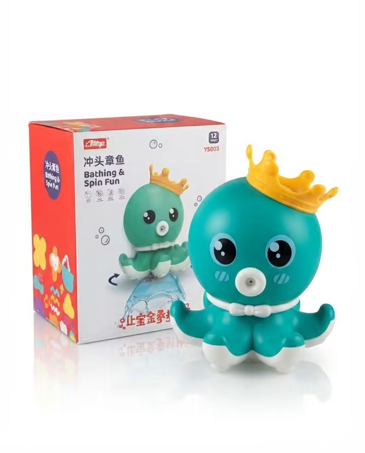 Baby Cele Bathing & Spin Fun Octopus Toy
