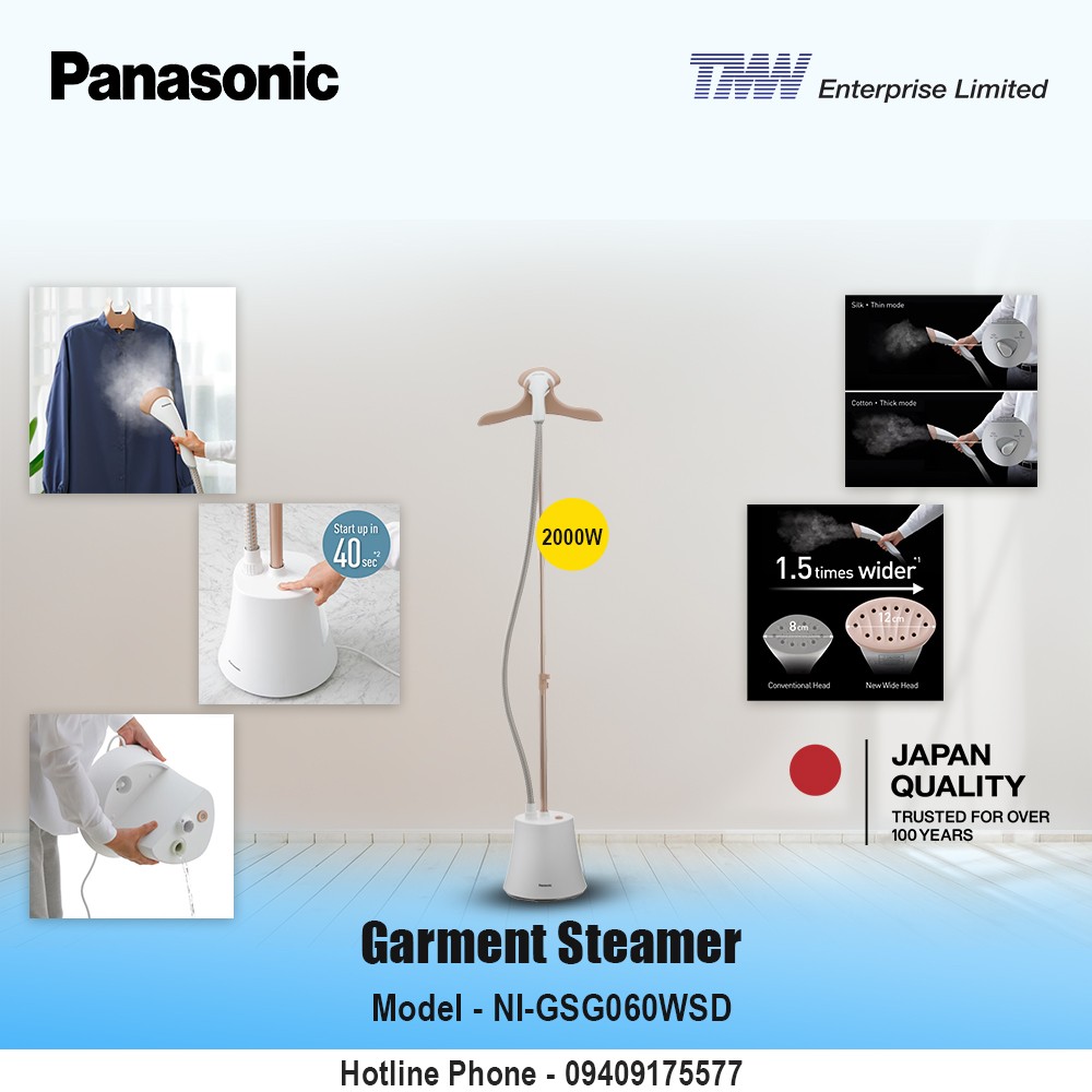 Panasonic Garment Steamer - NI-GSG060WSD