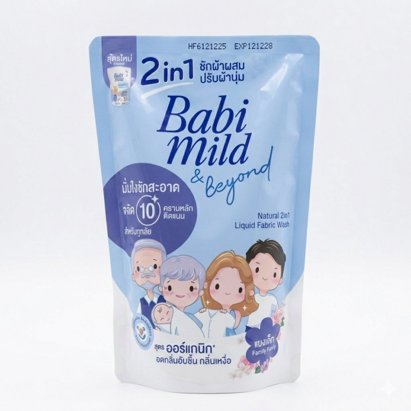 Baby Cele Baby mild Fabric Wash (530ml)(Natural 2 in1)(0+)