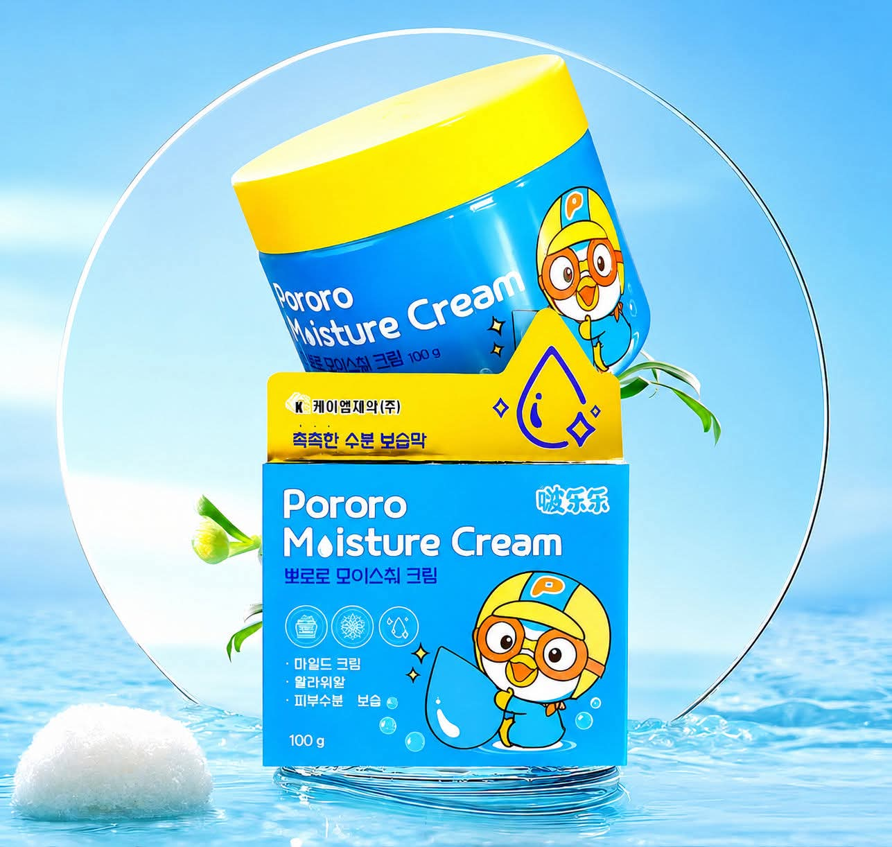 Baby Cele Pororo moisture Cream (6m+) (100g) (Blue)