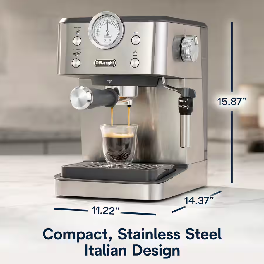 DeLonghi Pump Coffee Maker  - EM450.M