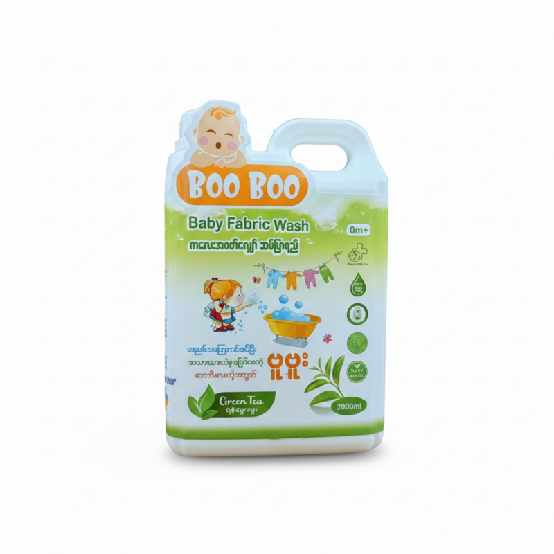 Baby Cele Boo Boo Baby Fabric Wash (2000mL)(Green Tea)(0m+)