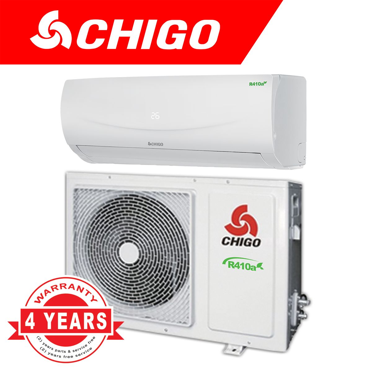 Chigo 1hp Inverter Type Aircon