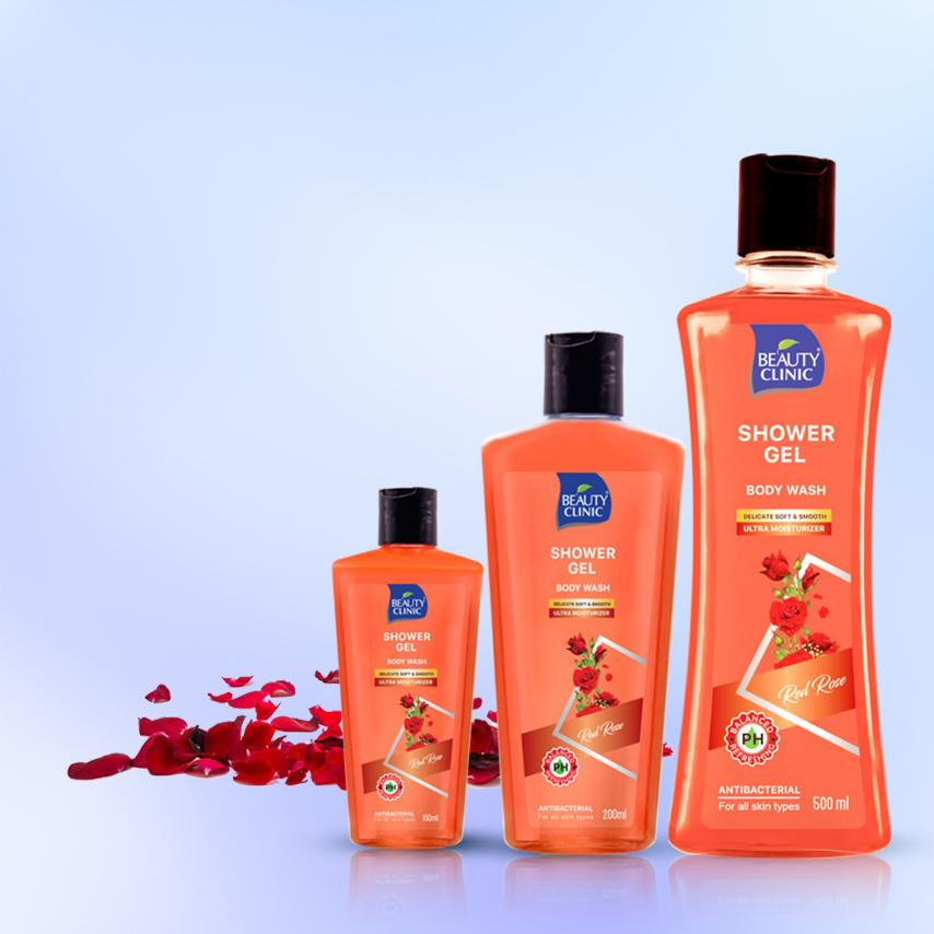 Beauty Clinic Shower Gel - Red Rose