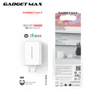 GADGET MAX---GC01 18W SINGLE USB PORT QC 3.0 CHARGER (1USB)(3A)(WIDE VOLTAGE 100V-240V)