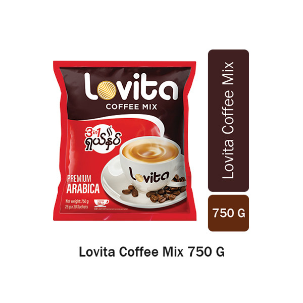 Lovita ကော်ဖီမစ် - ၂၅ဂရမ် x ၃၀ထုပ်