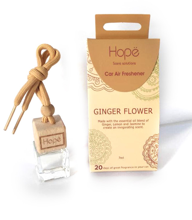 Hope Scent Car Diffuser Mini Ginger Flower - 7 ml