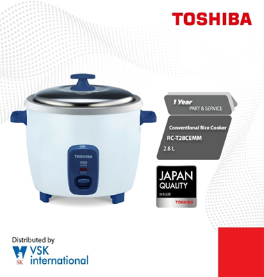 Toshiba Conventional Rice Cooker 2.8L RC-T28CEMM