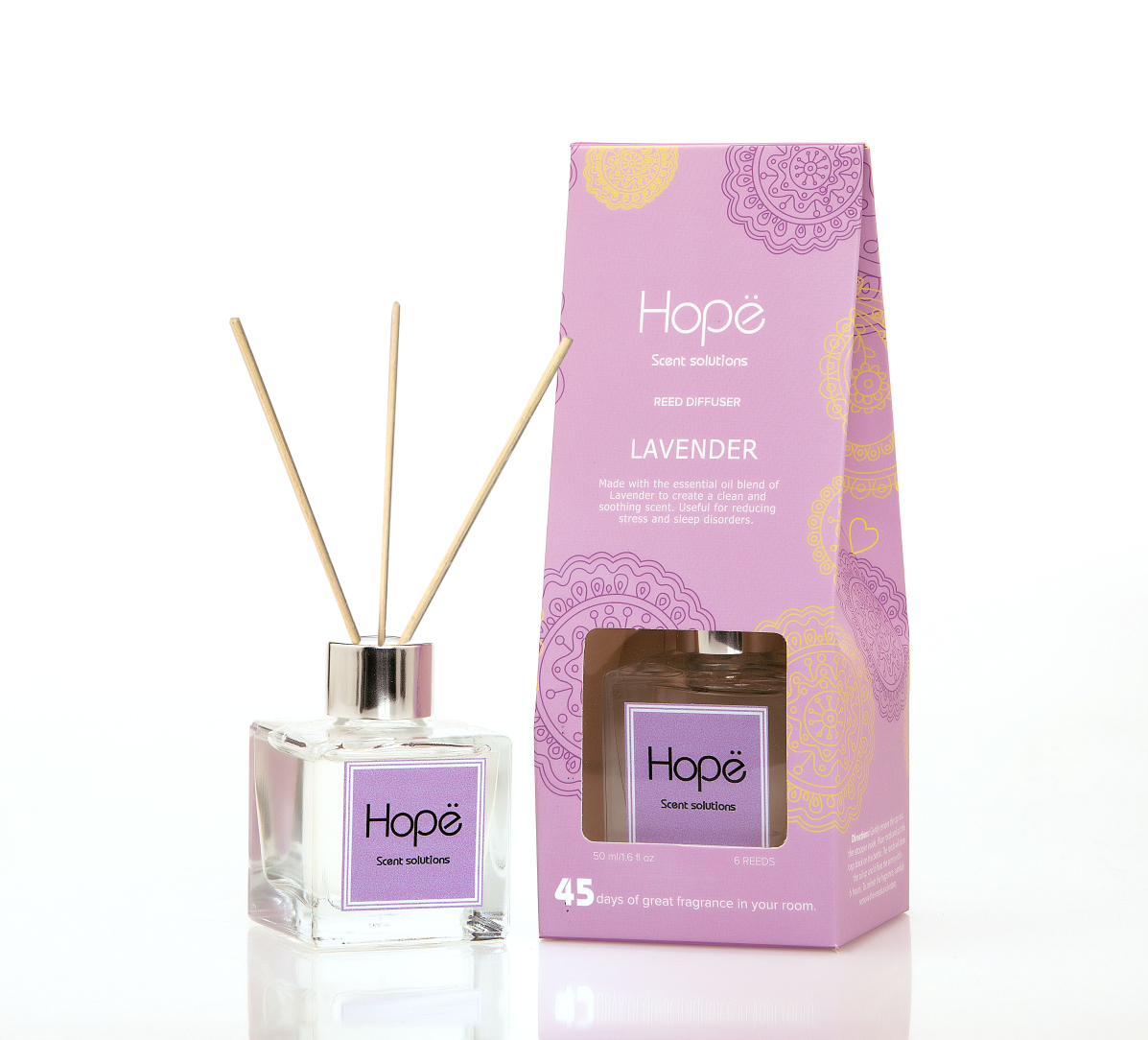 Hope Scent Reed Diffuser Lavender - 50ml