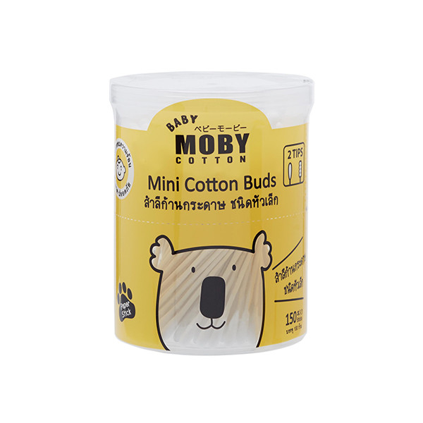 Baby Moby (07) Mini Cotton Buds - 150 pcs ( Exp.21/7/2027 )