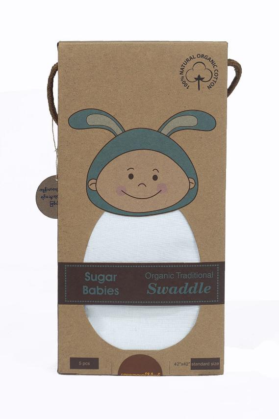 Sugar Babies Swaddle Standard Size- 42*42-5pcs