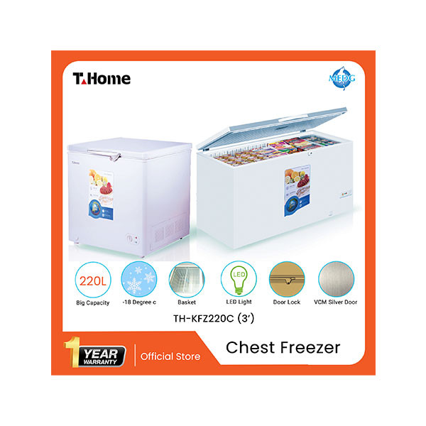 T-Home Chest Freezer - TH-KFZ220C  (220L)