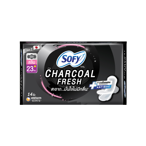 SOFY Charcoal Fresh Day Use - 23cm x 14pcs