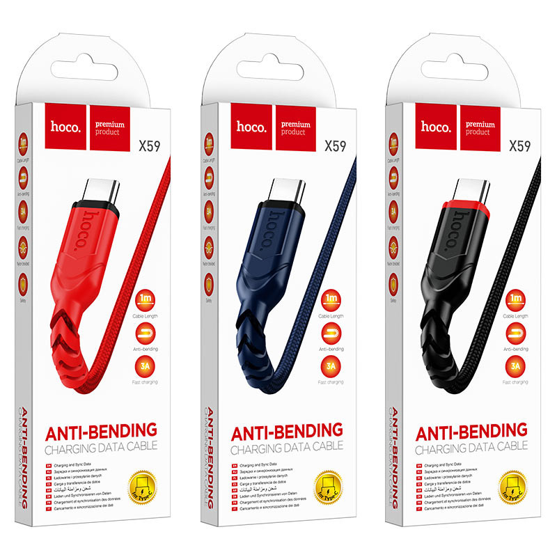 Hoco. Charging Data Cable - X59 Type C