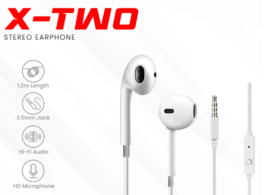 GADGET MAX---X TWO STEREO EARPHONE (3.5MM) 20010002W