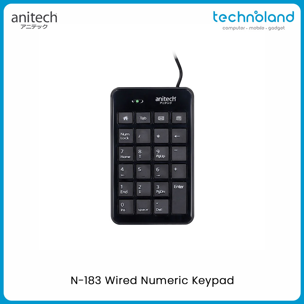 Anitech ( N-183 ) Wired Numeric Keypad