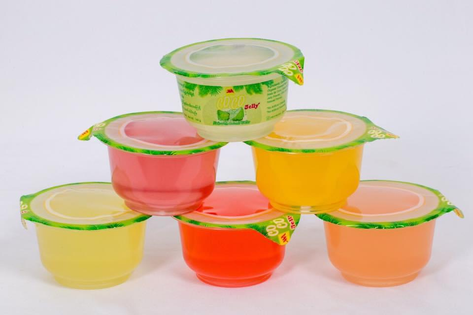 Coco Flavored Jelly with Nata de Coco - 160g x 4pcs