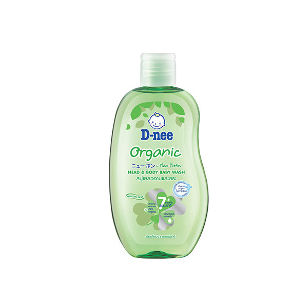 D-Nee Head & Body Baby Wash Organic - 200ML (Exp-Jan.19,2027)