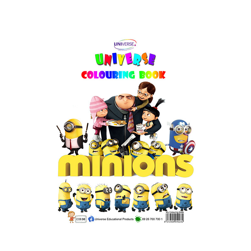 Universe Minions ဆေးရောင်စုံခြယ်စာအုပ်