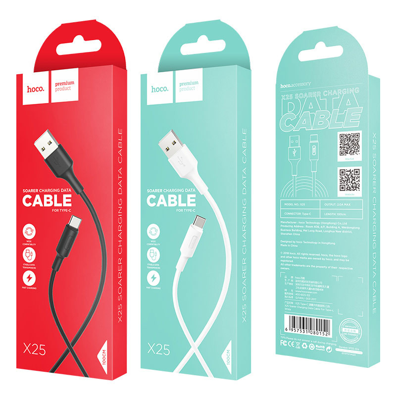 Hoco. Charging Data Cable - X25 Type-C