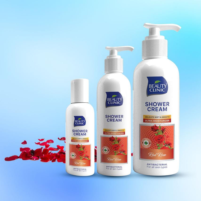 Beauty Clinic Shower Cream - Red Rose