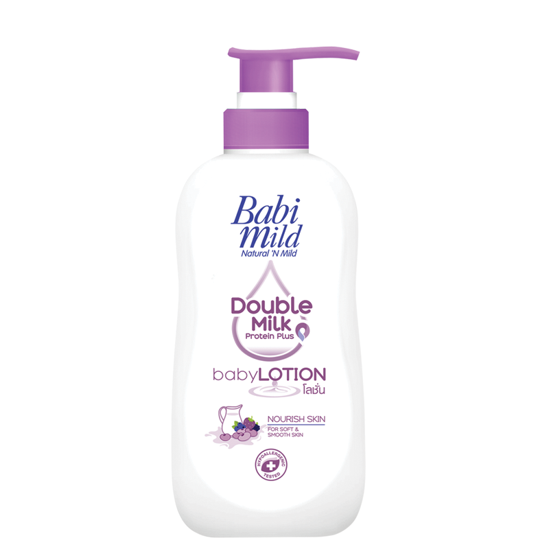 Babi Mild Lotion Double Milk Plus - 400ml
