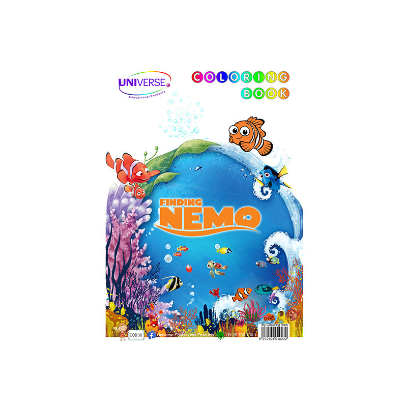 Universe Finding Nemo ဆေးရောင်စုံခြယ်စာအုပ်