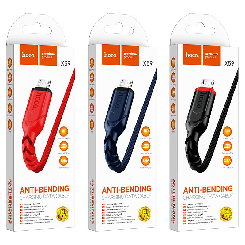 Hoco. Charging Data Cable - X59 Micro