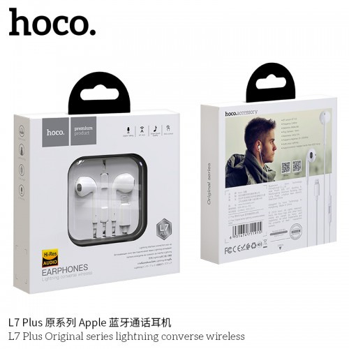 Hoco. Original Series Lightning Earphones - L7 Plus