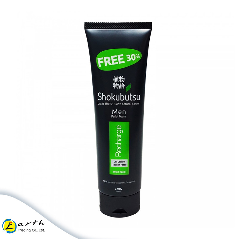 Shokubutsu Men Facial Foam (Recharge) Oil-Control- 130ml
