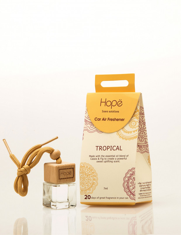 Hope Scent Car Diffuser Mini Tropical  - 7 ml