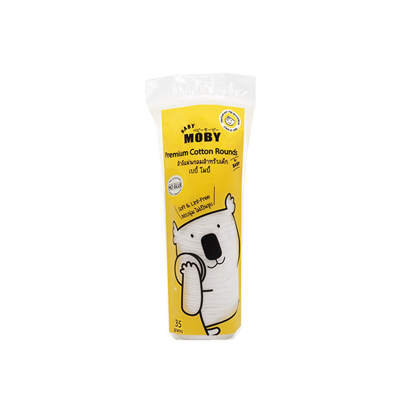 Baby Moby Premium Cotton Rounds-35 g ( 22/6/2028 )