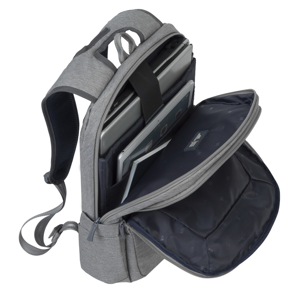 7760 grey Laptop backpack 15.6"